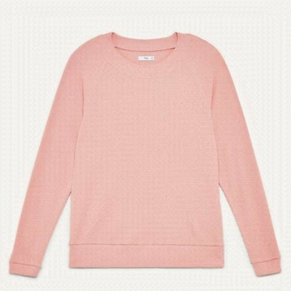 Aritzia  TNA Andrews Waffle Long-sleeve Thermal crew-neck, long-sleeve shirt  S